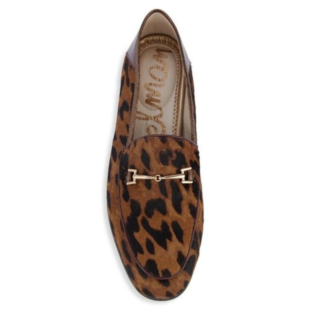 Sam Edelman NWT Loraine Calf Hair Cheetah Loafers - Picture 2 of 11